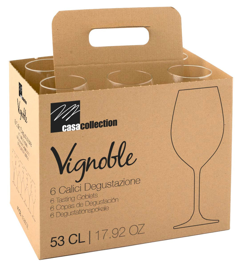 Di.Mo SET 6 PC. VIGNOBLE RED WINE GLASSES 53 CL