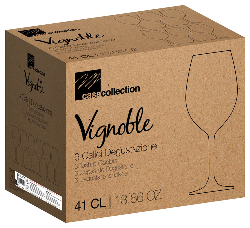 Dimo Set 6 Vignoble Wine Glasses for White Wine 41 cl