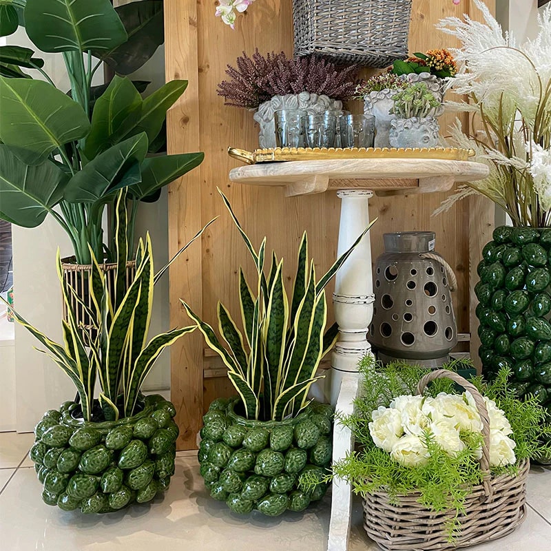 EDG Enzo De Gasperi Chakra Lemon Vase H 22 Cm D 31 Cm 45 Fruits Light Green