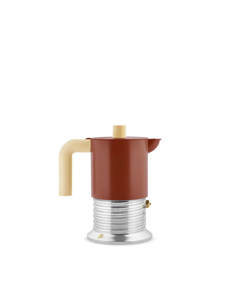 Alessi Vite PM01/6 BR Brown Coffee Maker 6 Cups