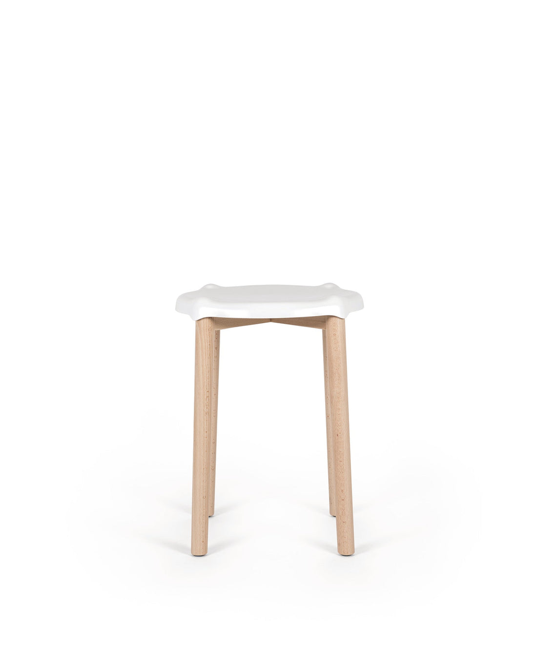 Alessi Poêle sgabello PS22 W bianco, design Philippe Starck