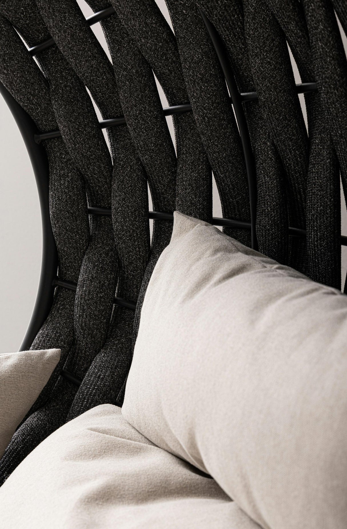 Bizzotto Hanging Chair Galapagos Max 130 Kg Black