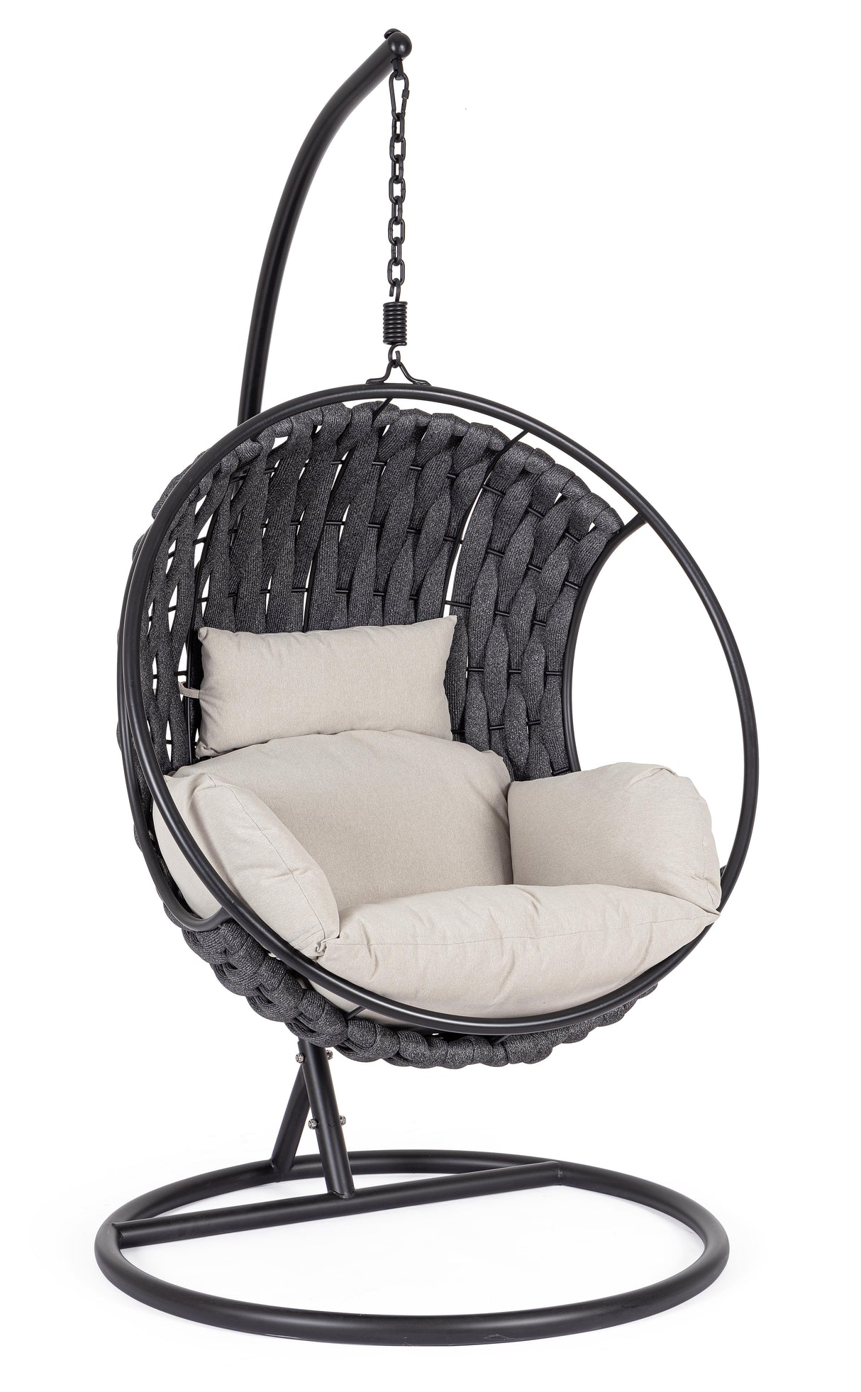 bizzotto bizzotto poltrona sospesa galapagos max 130 kg nero ean 8051836678118