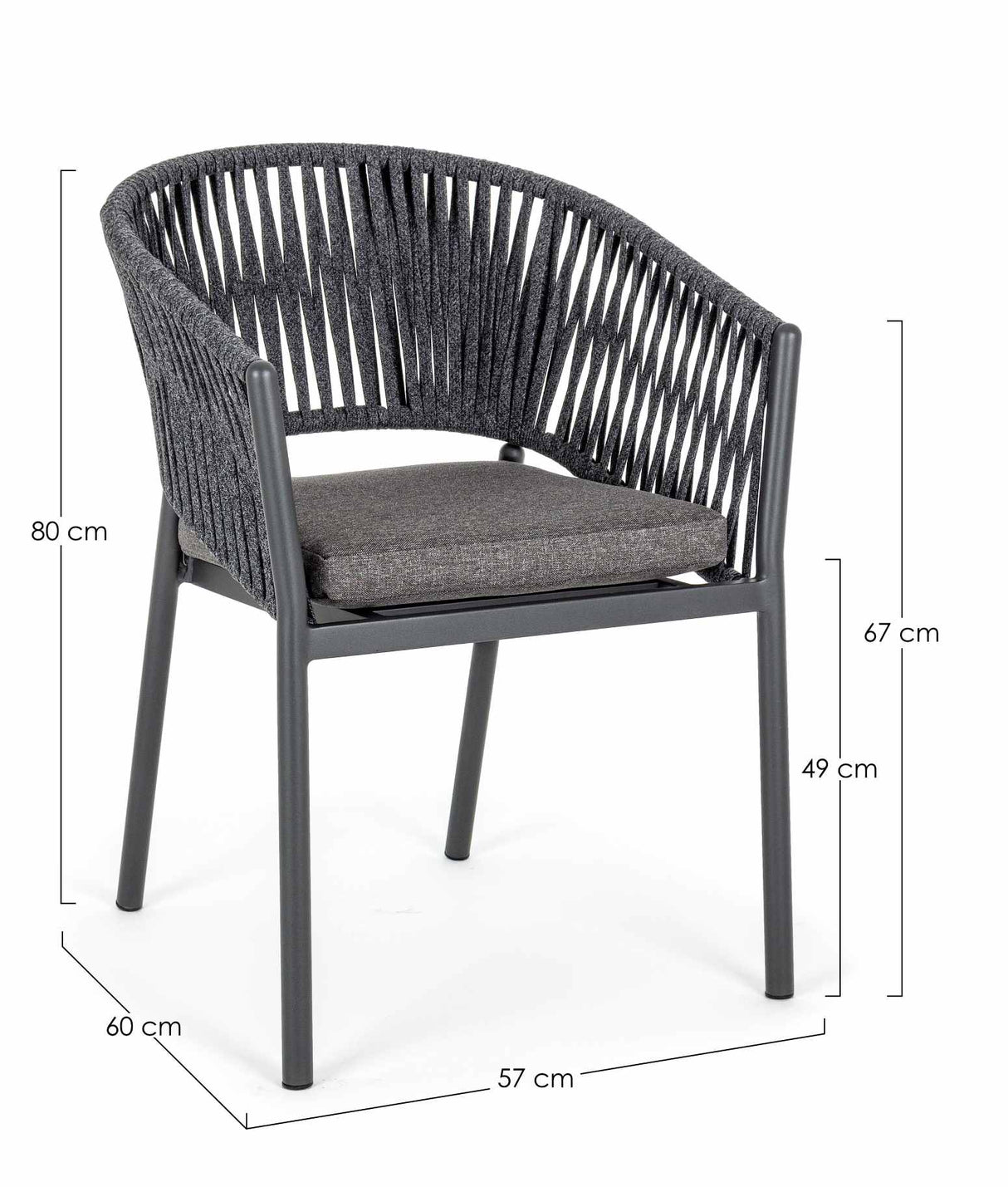 bizzotto bizzotto sedia florencia antracite ean 8051836272286