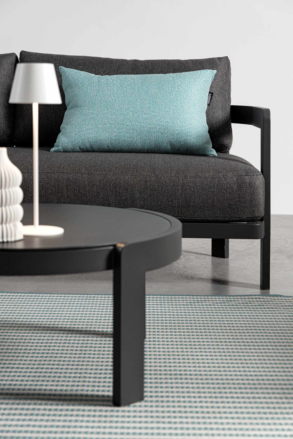 Bizzotto Set 4 Presley Lounge Anthracite