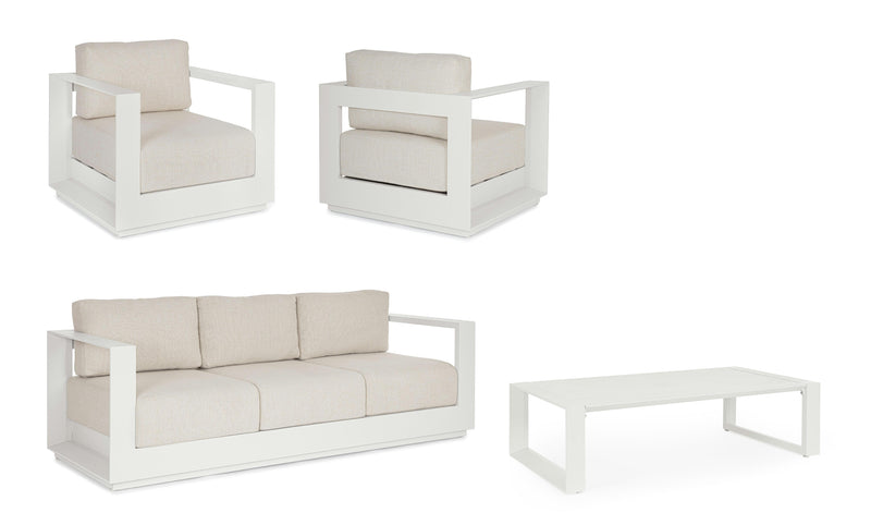 Bizzotto Moses 4 Elements Vapor White Living Room Set