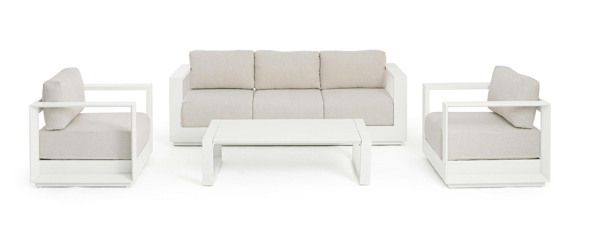 Bizzotto Moses 4 Elements Vapor White Living Room Set