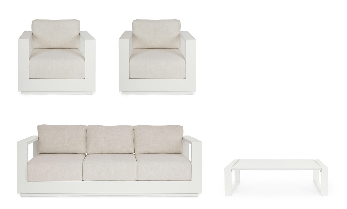 Bizzotto Moses 4 Elements Vapor White Living Room Set