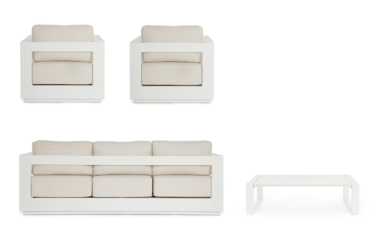 Bizzotto Moses 4 Elements Vapor White Living Room Set