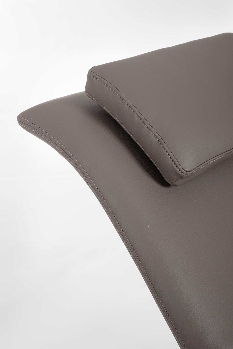 Bizzotto Chaise Longue Vermont Pu Paloma Grey