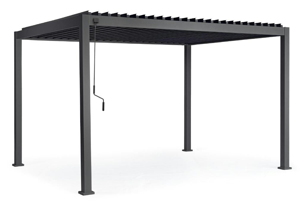 bizzotto bizzotto pergola ocean 3 x 4 mt antracite ean 8051836466883