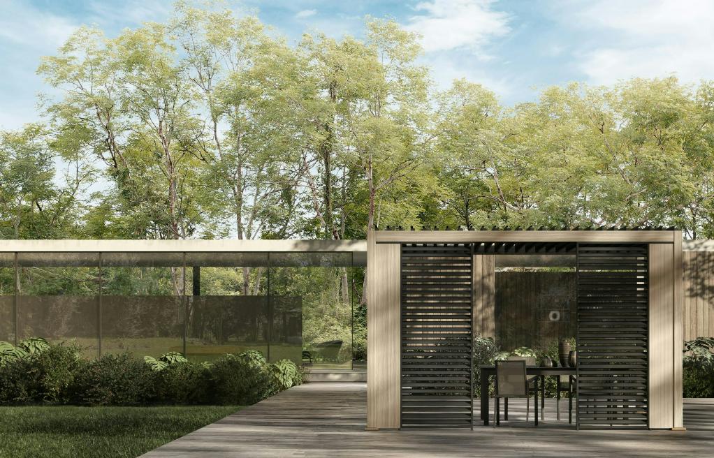 bizzotto bizzotto pergola ocean 3 x 4 mt natural antracite ean 8051836480049