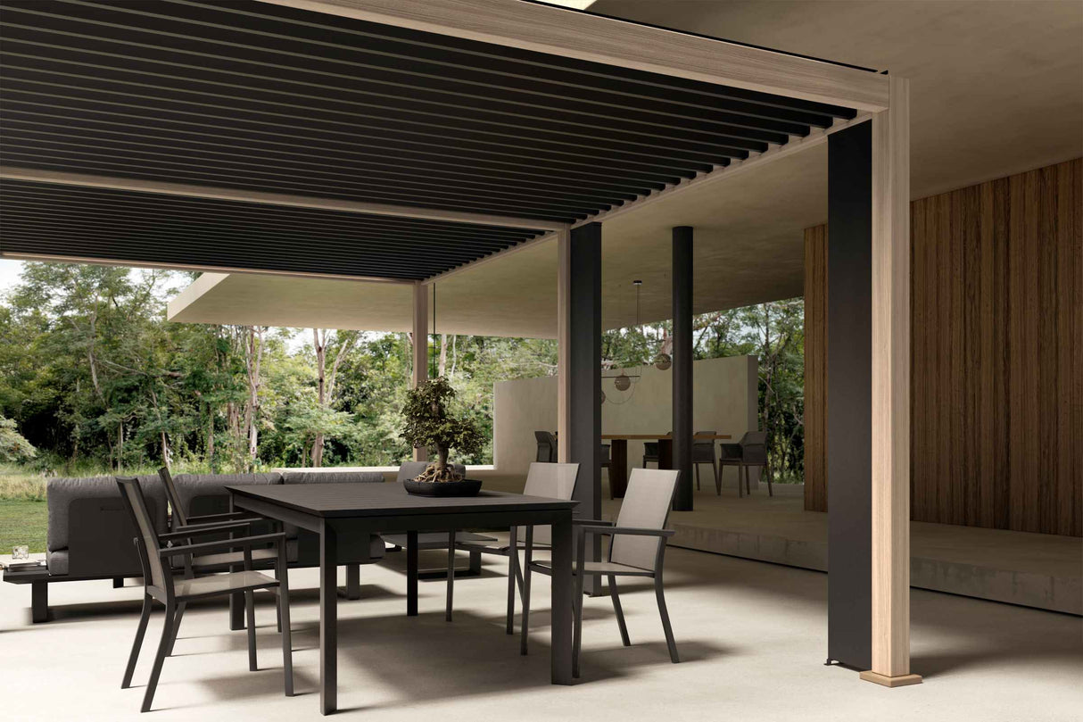 bizzotto bizzotto pergola ocean 36 x 6 mt natural antracite ean 8051836480056