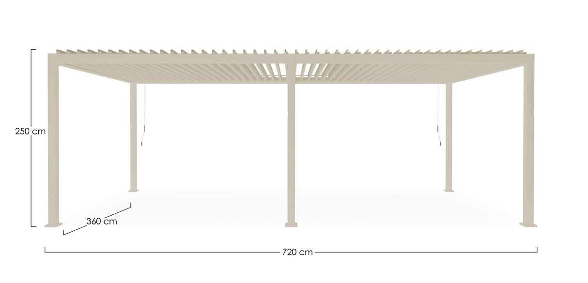 bizzotto bizzotto pergola ocean 36 x 72 mt seta ean 8051836687622