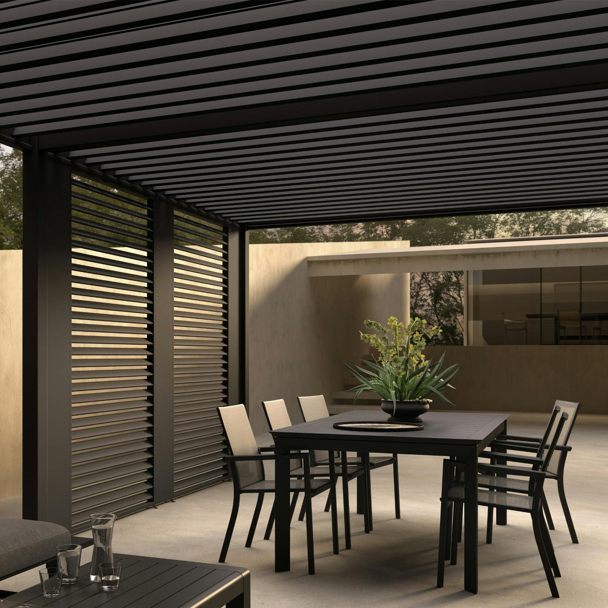 bizzotto bizzotto frangisole laterale per pergola ocean h 238 cm l 123 cm seta ean 8051836687646