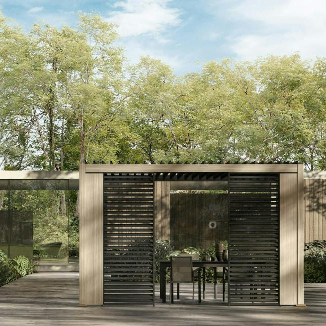 bizzotto bizzotto frangisole laterale per pergola ocean h 238 cm l 123 cm seta ean 8051836687646