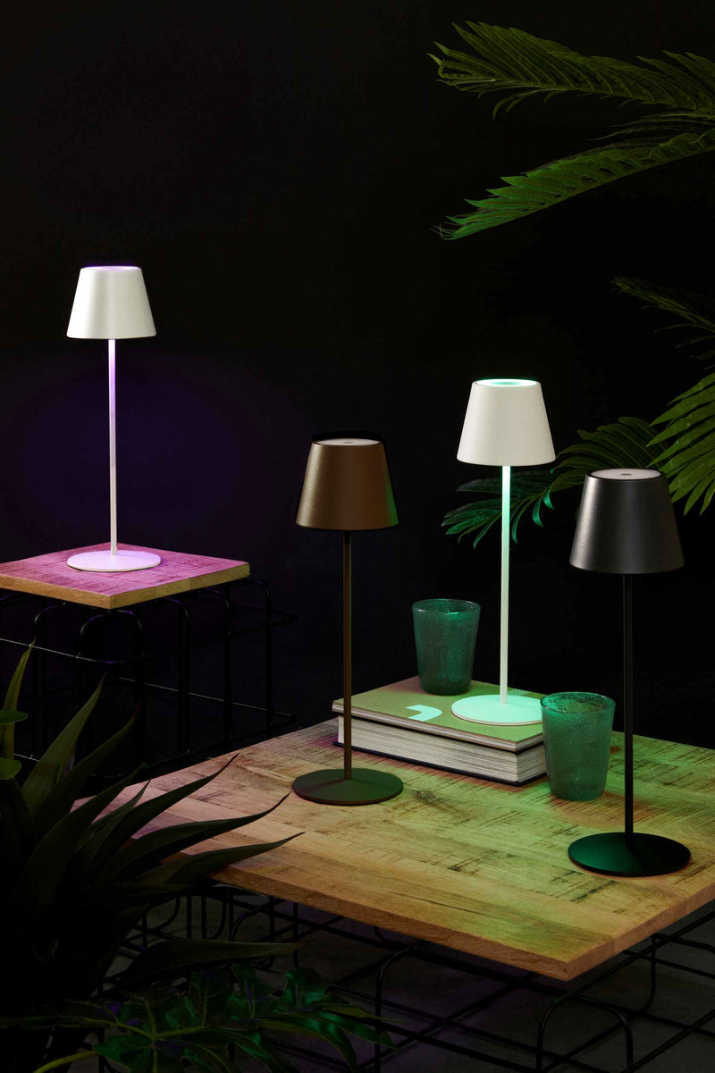 bizzotto bizzotto lampada tavolo etna h 38 cm led marrone ean 8051836453562