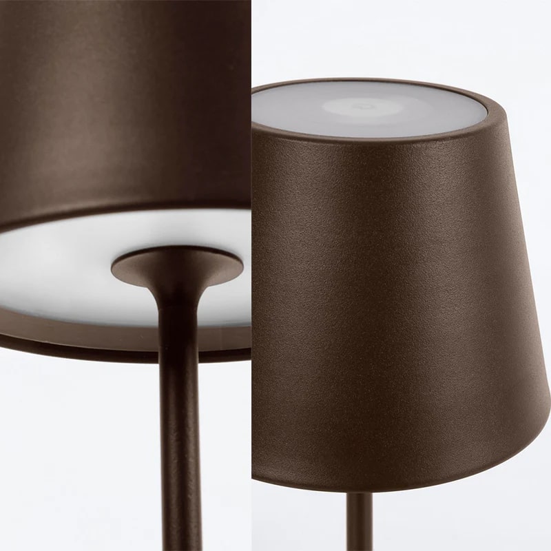 bizzotto bizzotto lampada tavolo etna h 38 cm led marrone ean 8051836453562