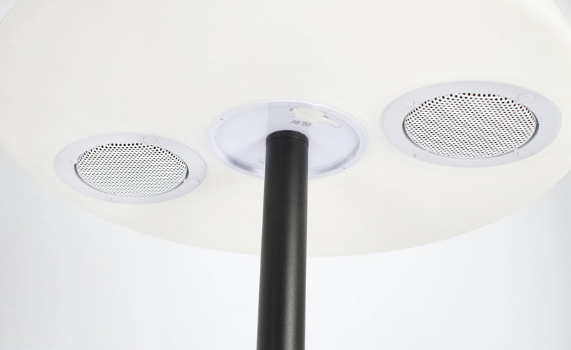 bizzotto bizzotto piantana solar led speaker h 150 cm pe nero ean 8051836465183