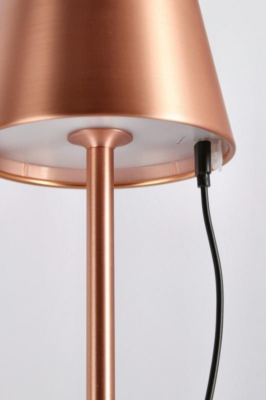 Bizzotto Etna Led Table Lamp H 38 Cm Bronze
