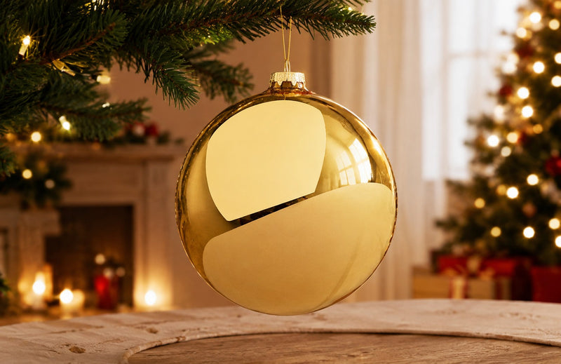 Bizzotto Glossy Gold Sphere D150 | L'Arcolaio Christmas Decoration