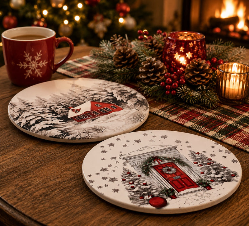 Bizzotto Trivet Paul Home Assorted Christmas Table Decoration 1 Pc