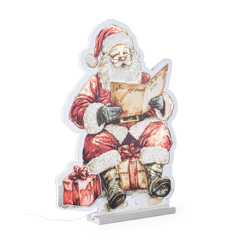 Bizzotto Light-Up Santa Claus H 60 cm with 440 LED IP20 Christmas Decoration