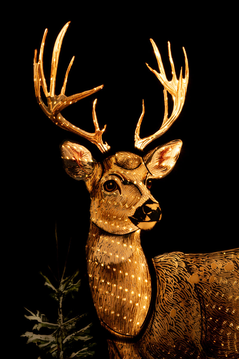 Bizzotto Luminous Christmas Deer H 60 cm with 394 LED IP20 Christmas Decoration
