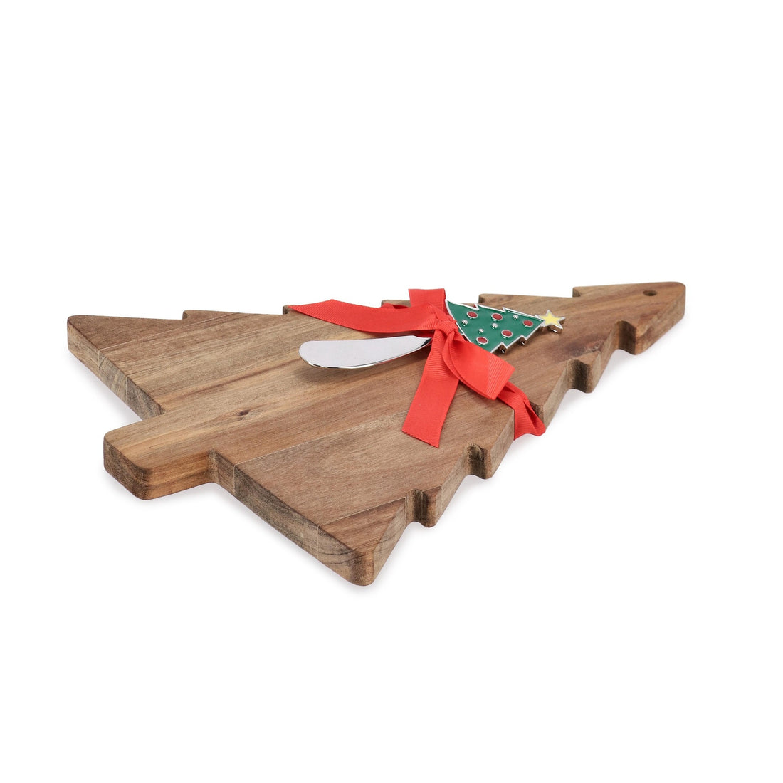Bizzotto Atena Chopping Board with Spatula Pine Christmas Accessory for Kitchen and Table