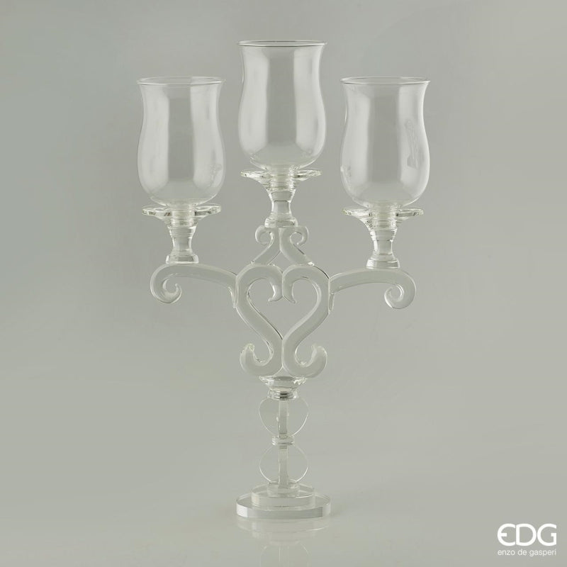 edg enzo de gasperi edg enzo de gasperi poretacandela coppa a innesto h 18 cm d 10 cm natural trasparente ean 8056372036279