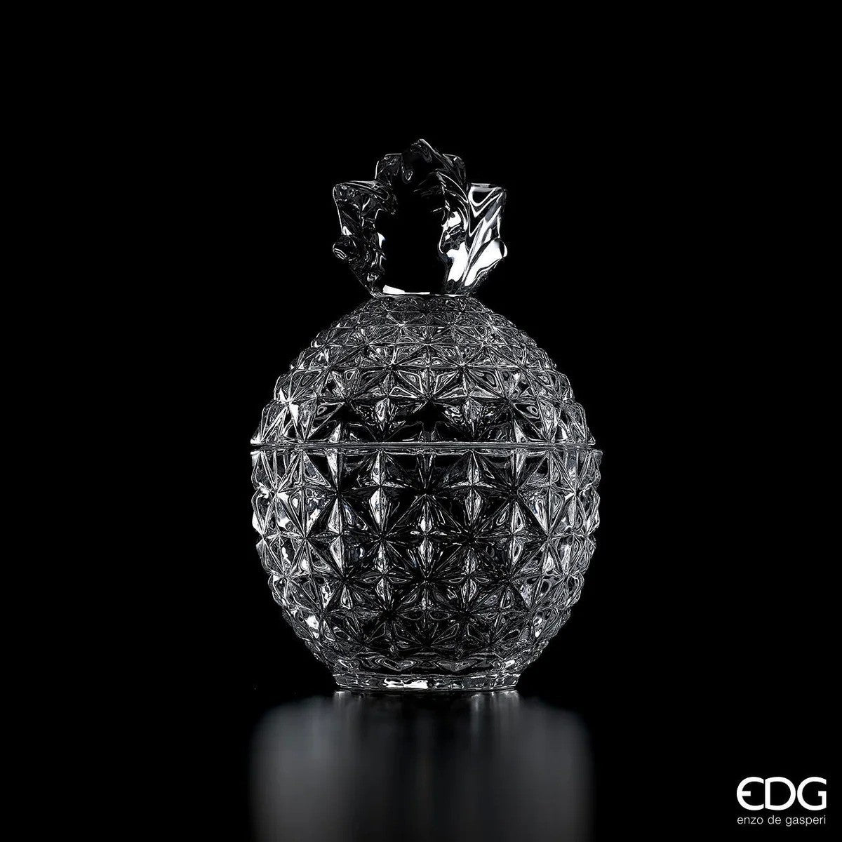 EDG Enzo De Gasperi Container Container Vase Pineapple H14 D1 Natural Transparent