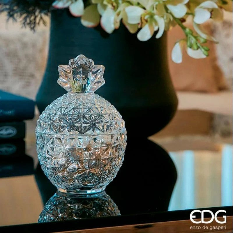 EDG Enzo De Gasperi Container Container Vase Pineapple H14 D1 Natural Transparent