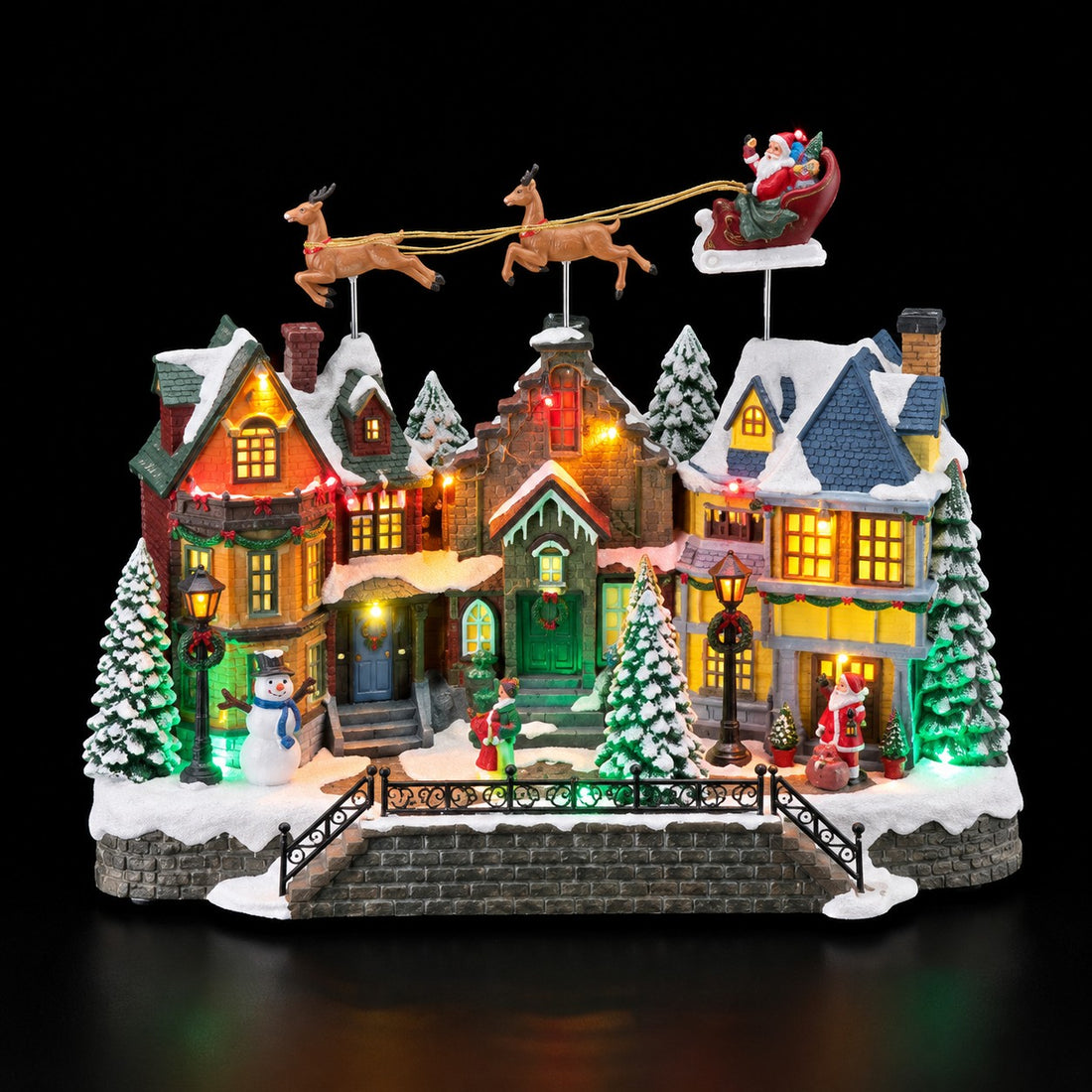 Ad Trend Winter Landscape Christmas Decoration with LED 39x20xH33 cm