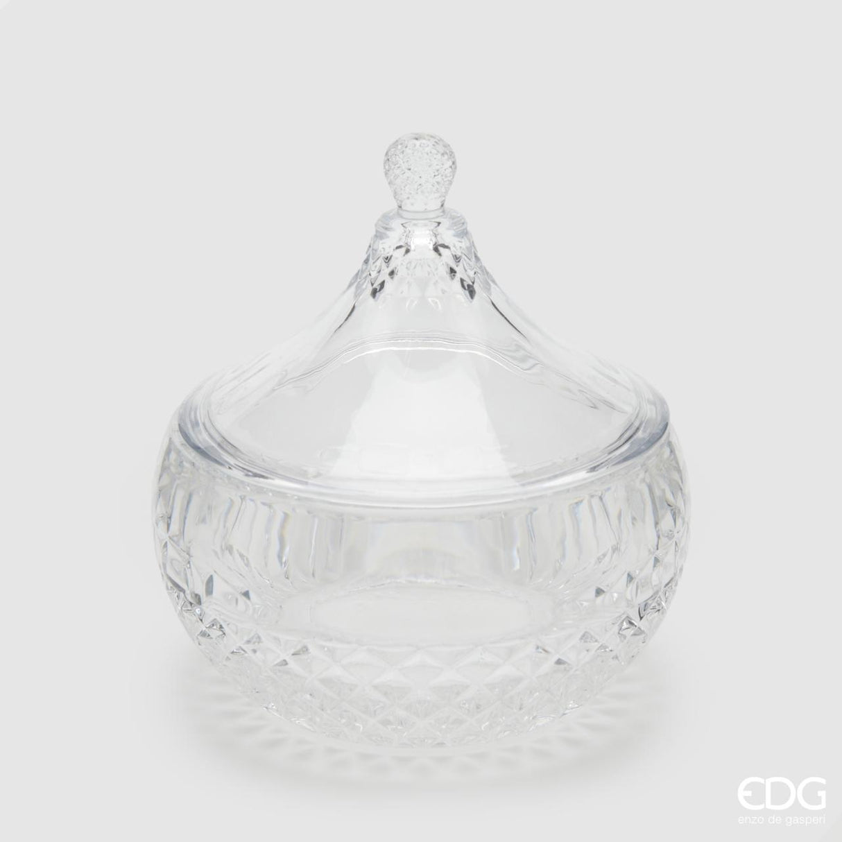 EDG Enzo De Gasperi Container Domed Cup H18 D14 Natural Transparent