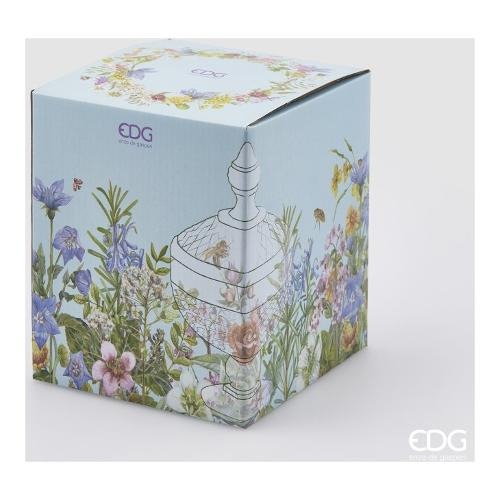 EDG Enzo De Gasperi Container Cup Potiche H 25 Cm D 15 Cm Natural Transparent with Box
