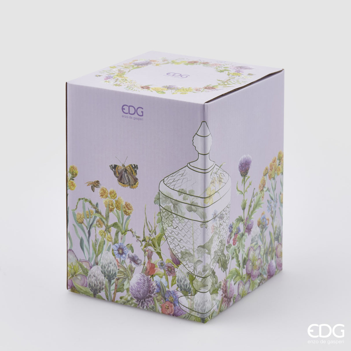 Cup Container Potiche H 29 Cm D 15 Cm Natural with Box