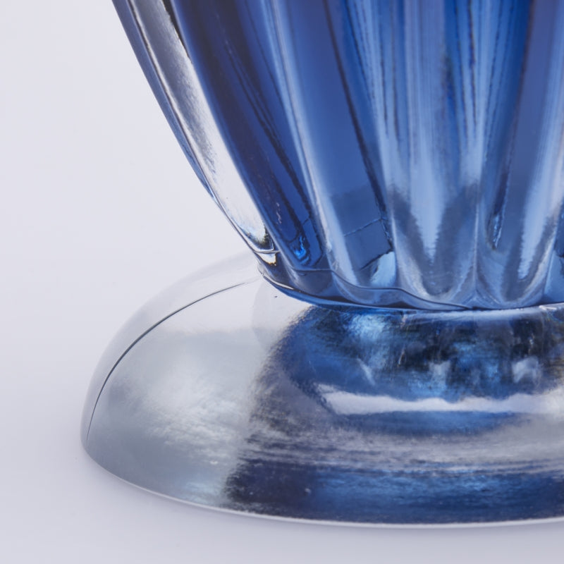 edg enzo de gasperi edg enzo de gasperi vaso glory h 175 cm d 14 cm vetro blue ean 8059824355591