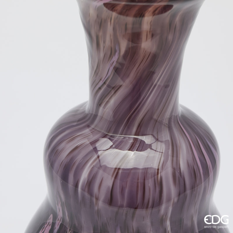 edg enzo de gasperi edg enzo de gasperi vaso macula bottiglia h 37 cm d 175 cm vetro pink ean 8059824456625
