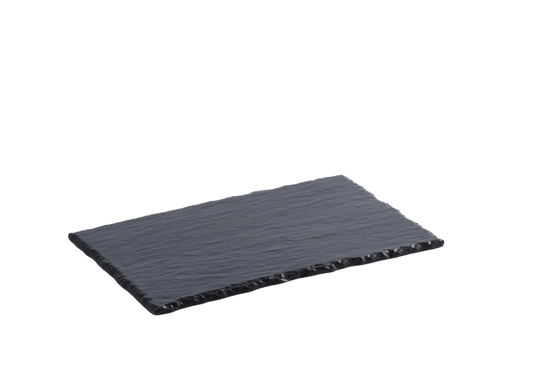 Ad Trend Rectangular Melamine Tray Asher 26.5 x 16.5 cm Black