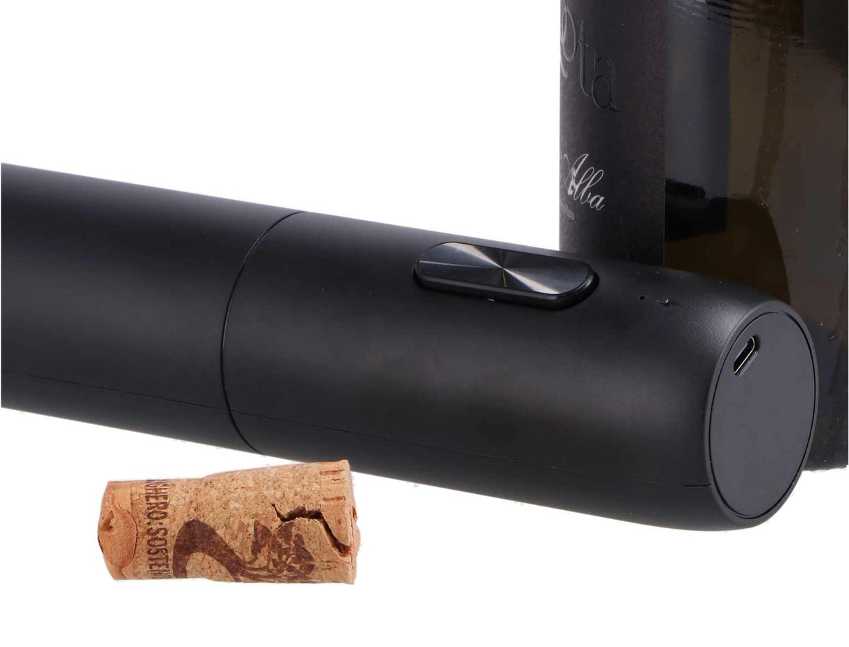 regalo italiano regalo italiano apribottiglie per vino d 5 cm h 20 cm nero ean 8057586114050