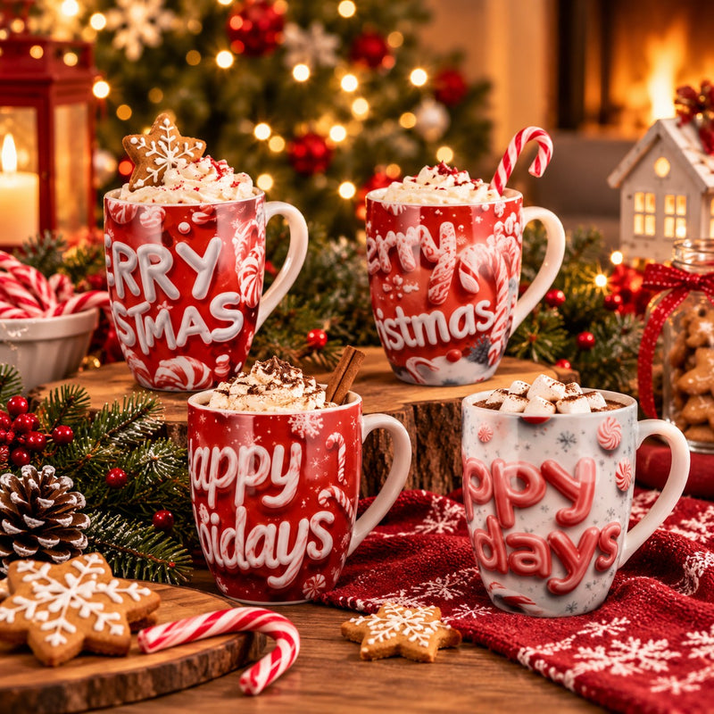 Ad Trend Mug NBC Christmas Assorted H10.5 Ø8 cm 1 Pcs – Christmas Gift Idea