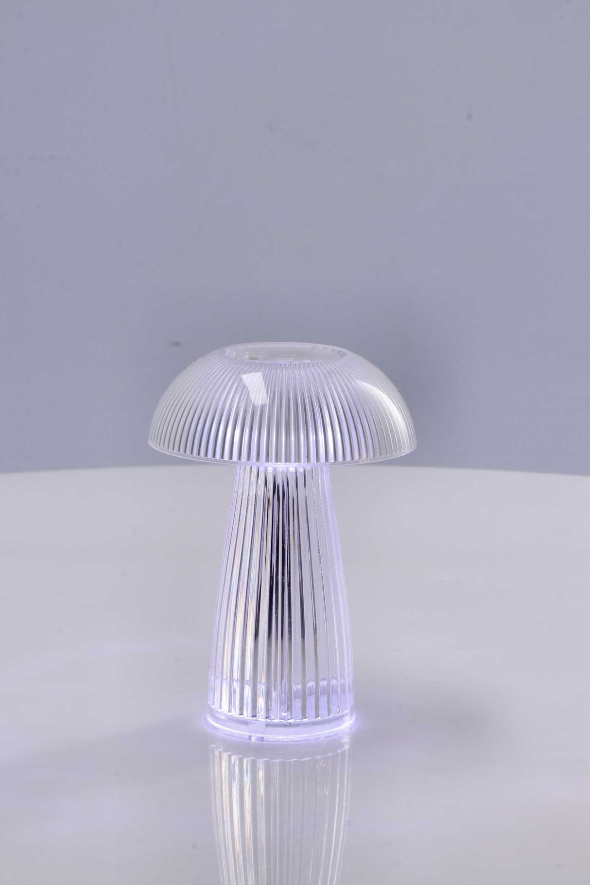 regalo italiano regalo italiano minilampada fungo da tavola ass d 85 cm h 12 cm trasparente 1 pz ean 8057586125025