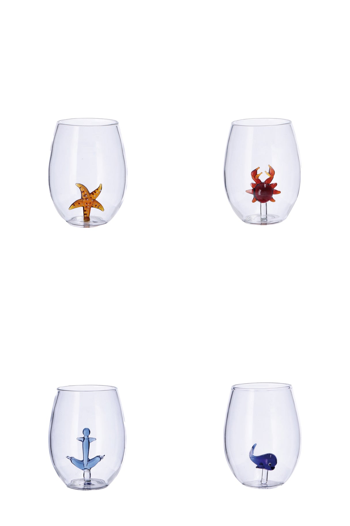 regalo italiano regalo italiano bicchiere vetro decoro ass 50 cl multicolor 1 pz ean 8057586125049