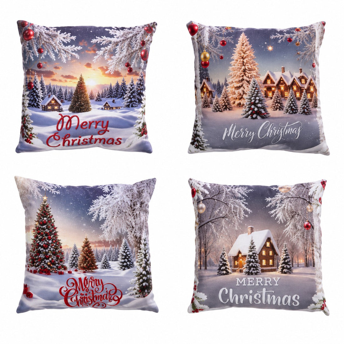 Ad Trend Cuscino Natalizio in Tessuto 45x45 cm – 1 Pezzo Assortito Decorazione Natale