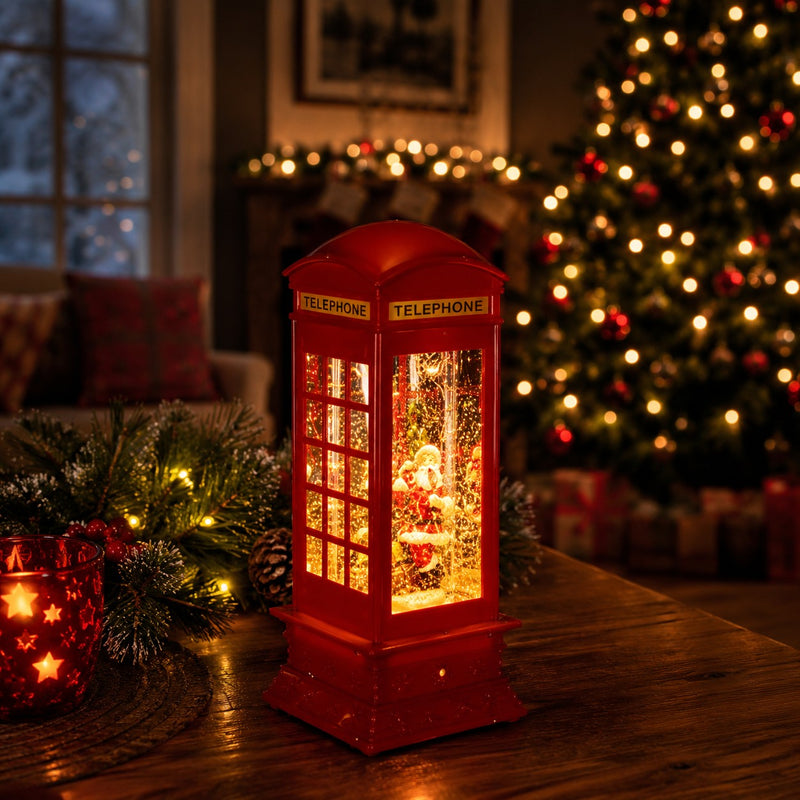 Ad Trend LED telephone booth with music | Christmas Decoration