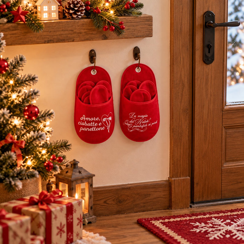 Ad Trend Set 5 Pairs of Slippers Assorted 1 Pack 26x47 cm – Christmas Gift Box