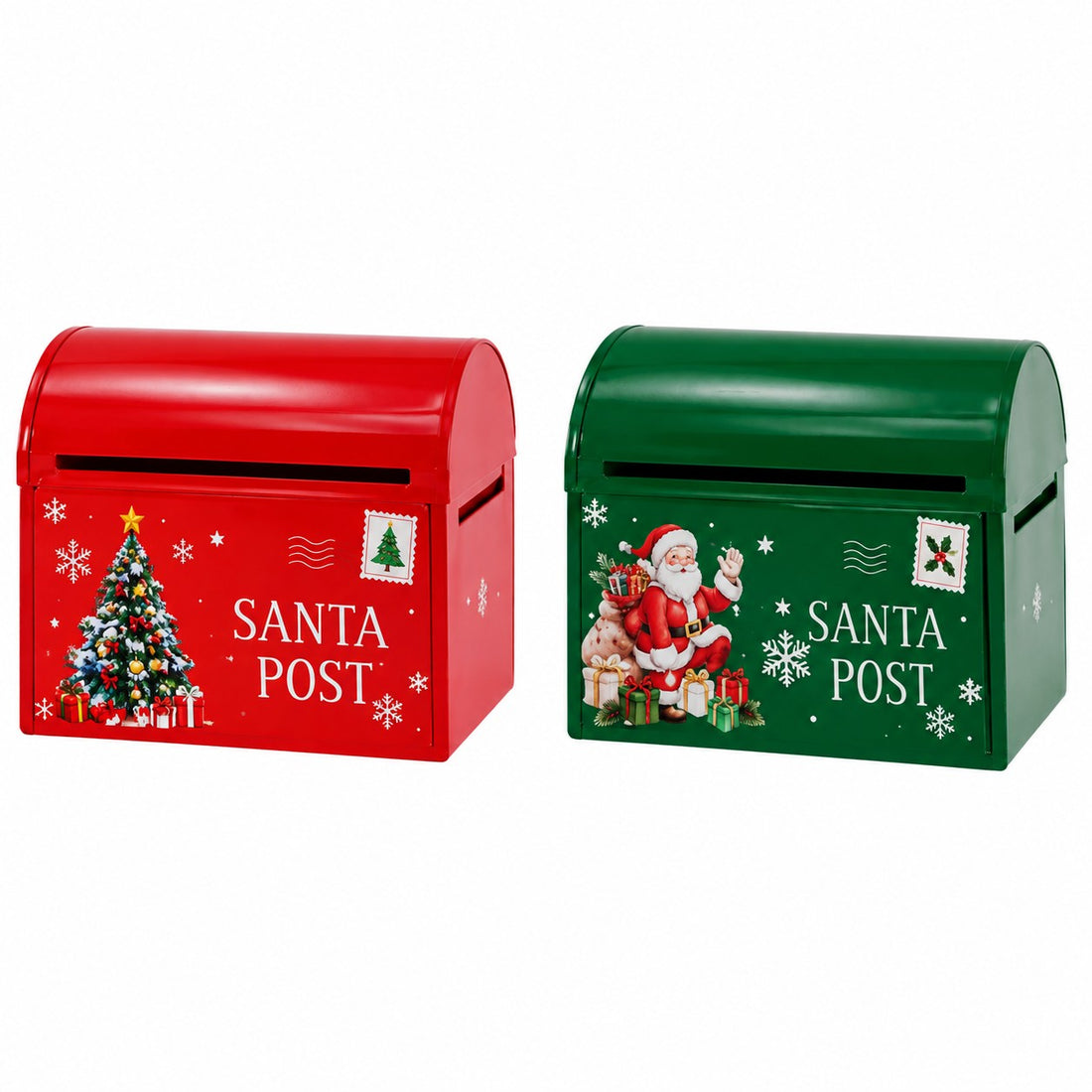 Ad Trend Christmas Mailbox in MDF Assorted 28x19xH24 cm 1 Pcs – Christmas Decoration