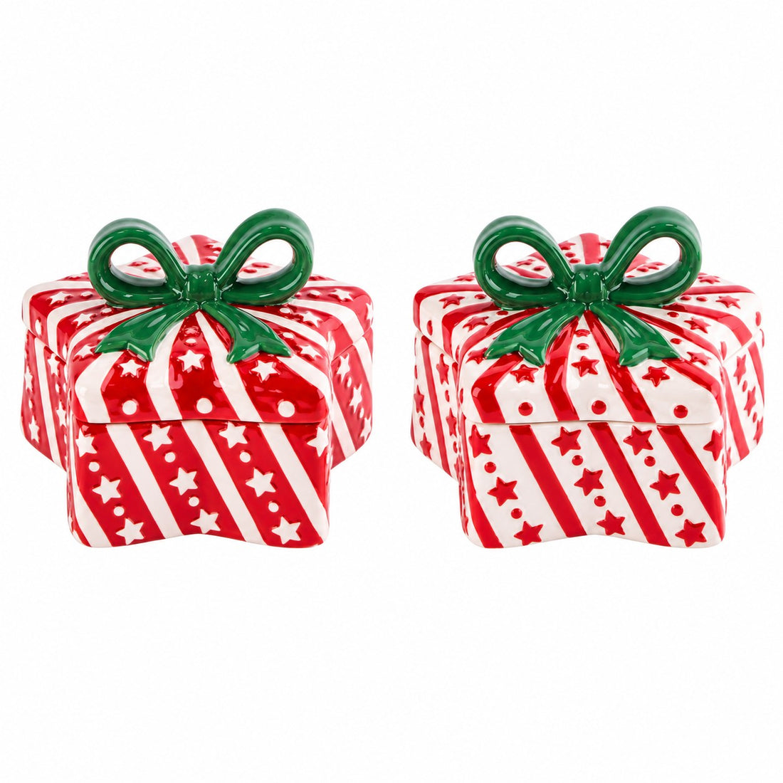 Ad Trend Christmas Gift Box Star Parcel Shape Ass. 19x19xH15 cm 1 Pcs – Christmas Gift Packaging