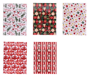 Ad Trend Foglio Carta Regalo Natalizia Assortita 70x100 cm 1 Pz – Carta Decorativa per Confezioni Regalo di Natale