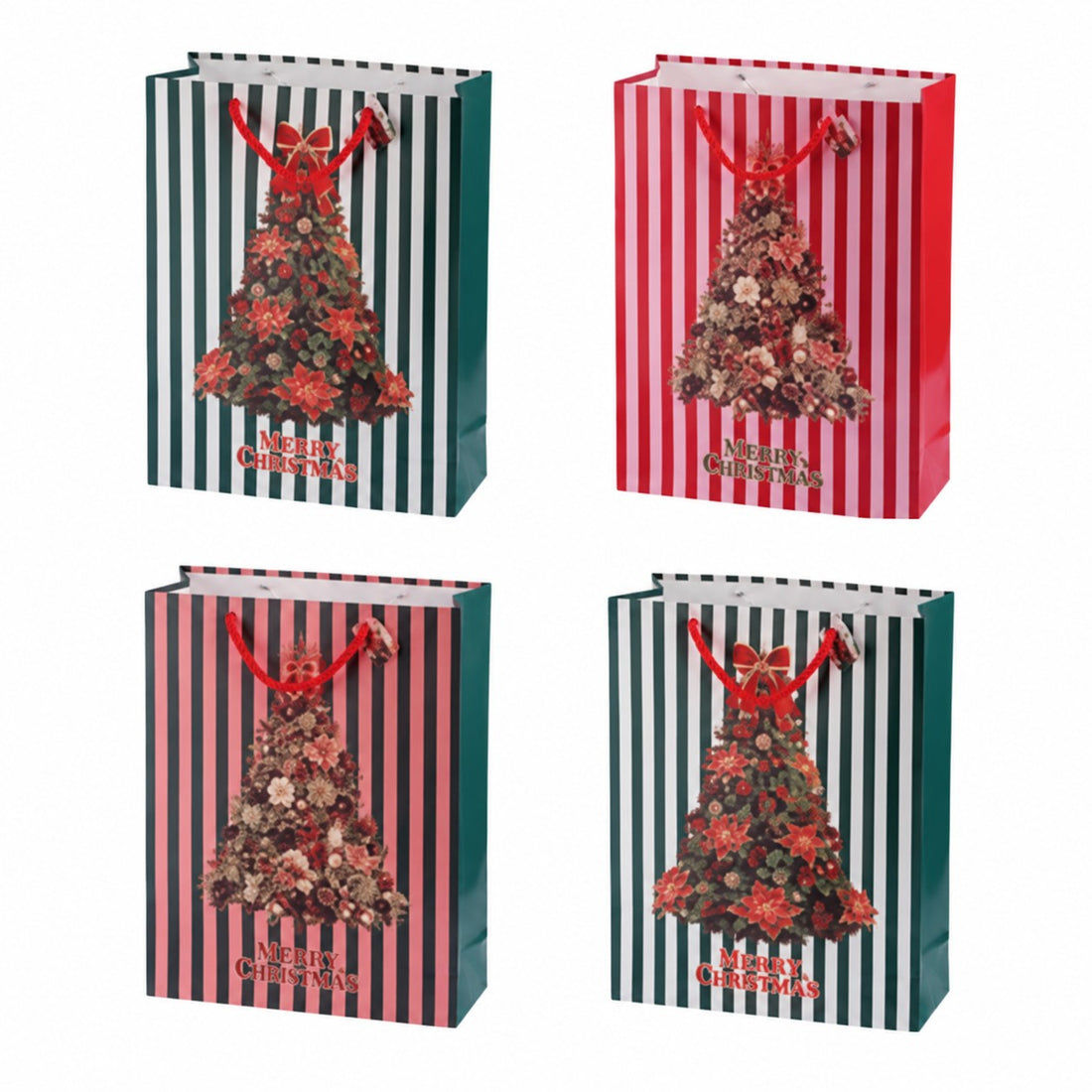 Ad Trend Paper Gift Bag Christmas Design Assorted 50x20xH70 cm 1 Pcs – Pouch for Christmas Gift Packaging